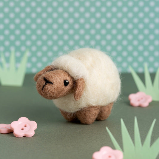 Sheep Needle Felting Kit for Beginners