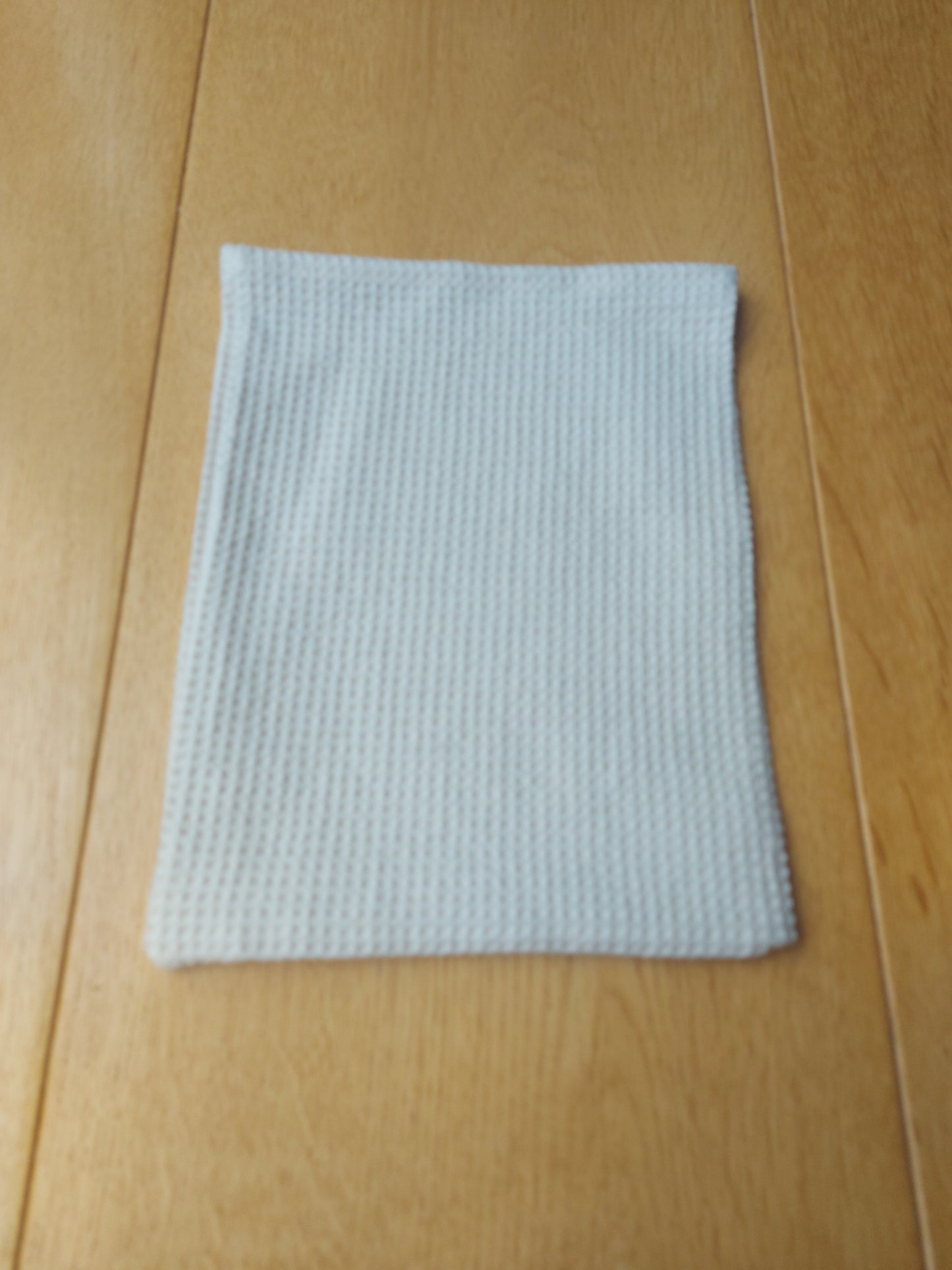 Organic Cotton Micro Waffle Mitt
