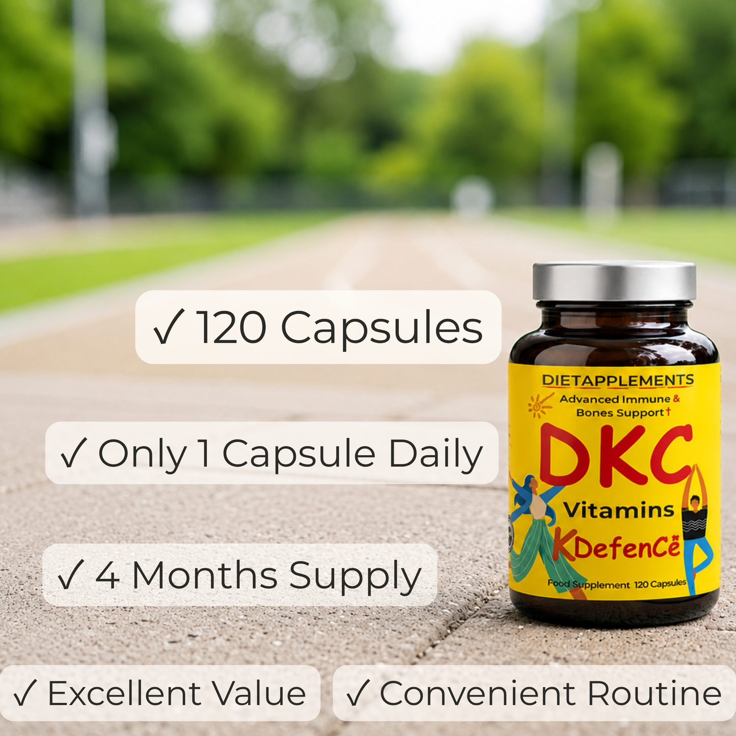 Vitamin D3, Vitamin K2 & Vitamin C for the Immune System & Bones