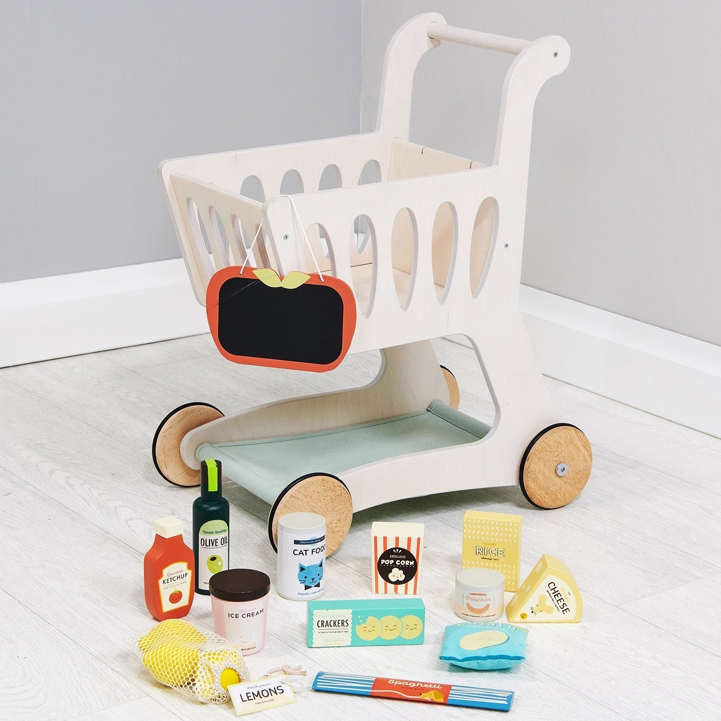 Shopping Bundle (Grocery Set, Shopping Cart)