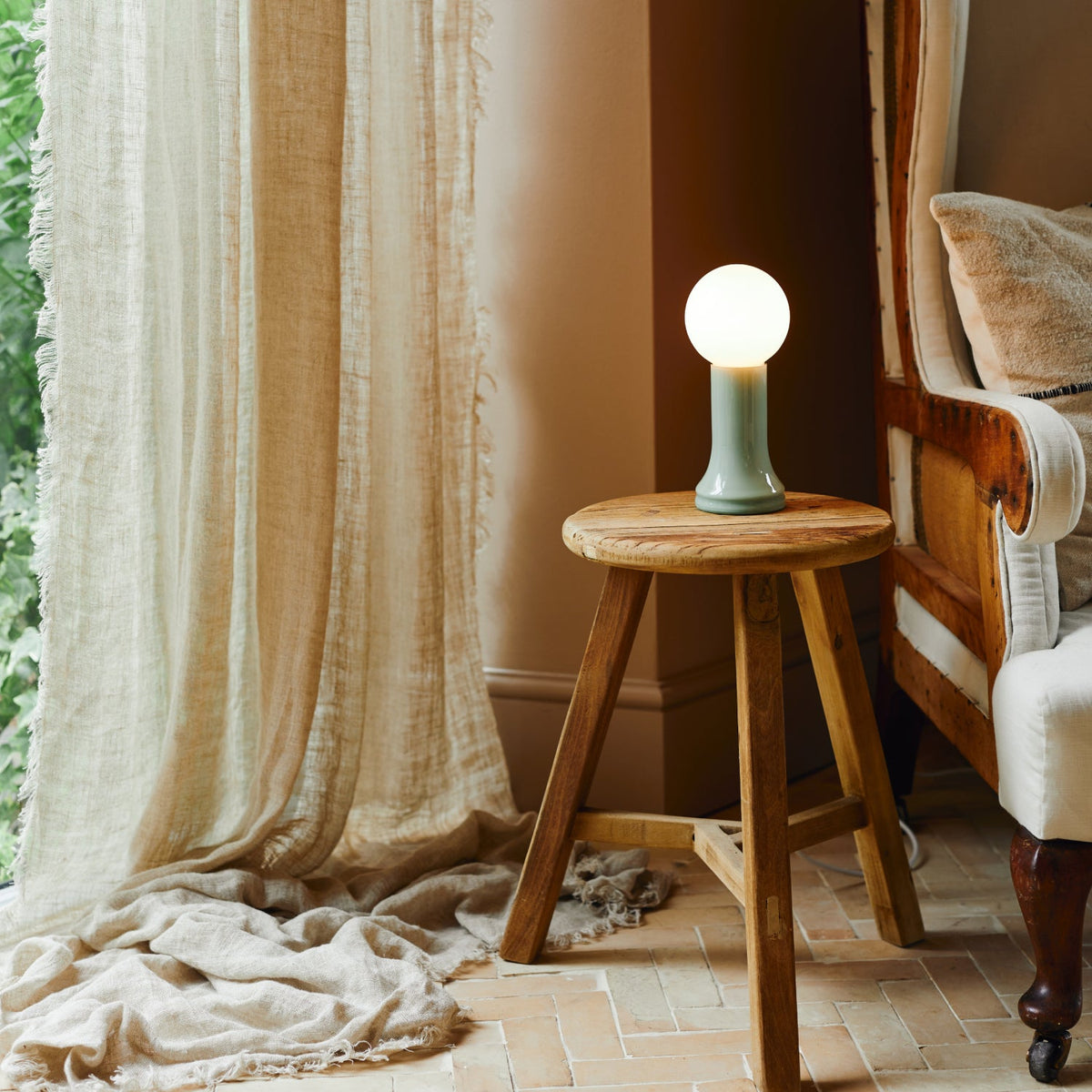 Shore Table Lamp in Sea Green