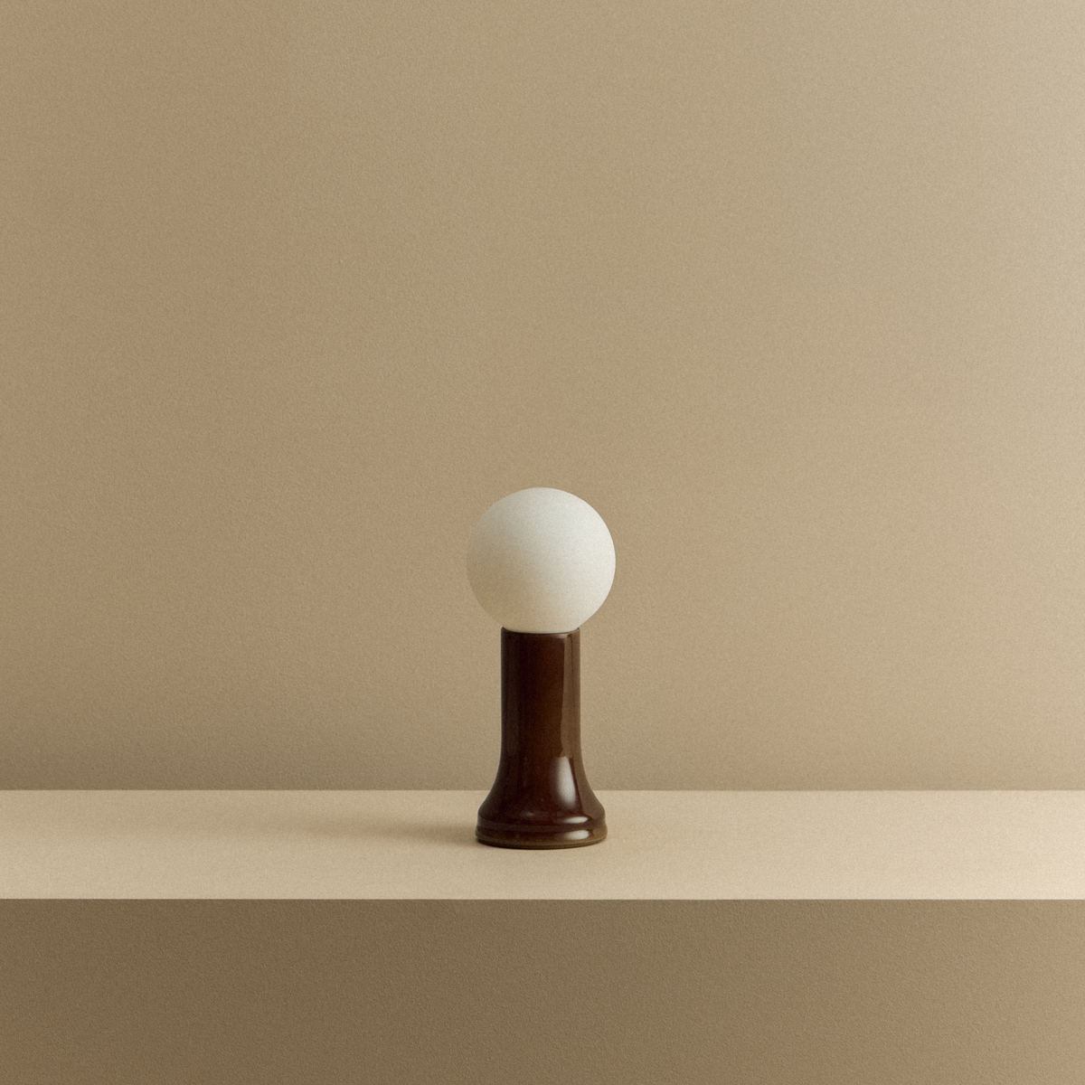Shore Table Lamp in Bottle Brown
