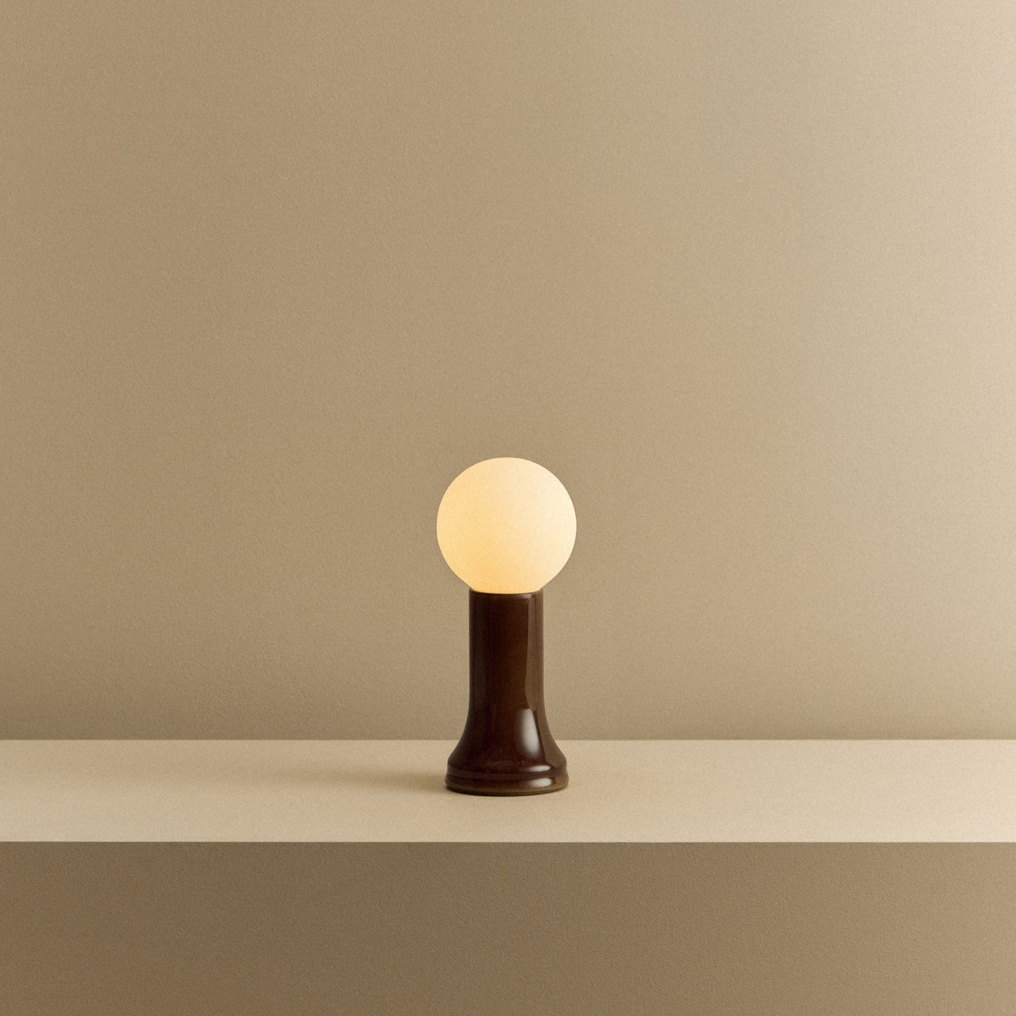 Shore Table Lamp in Bottle Brown