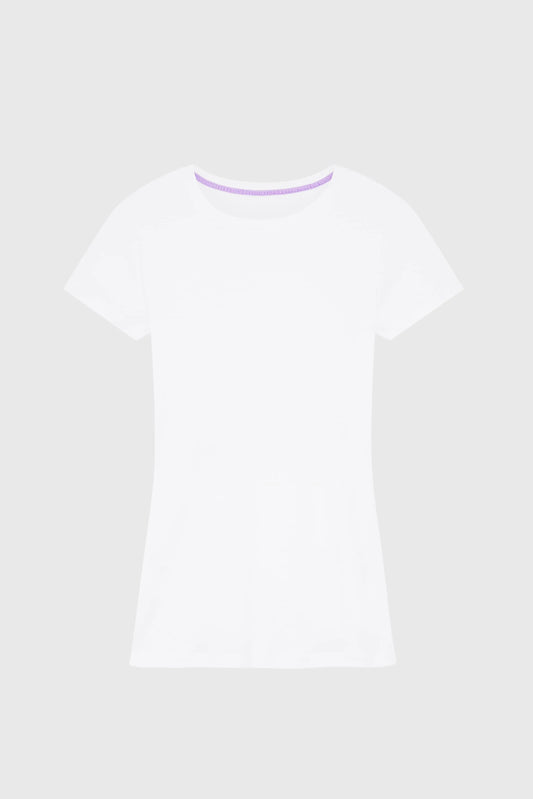 Short Sleeve Crew Neck Cotton Modal Blend T-shirt