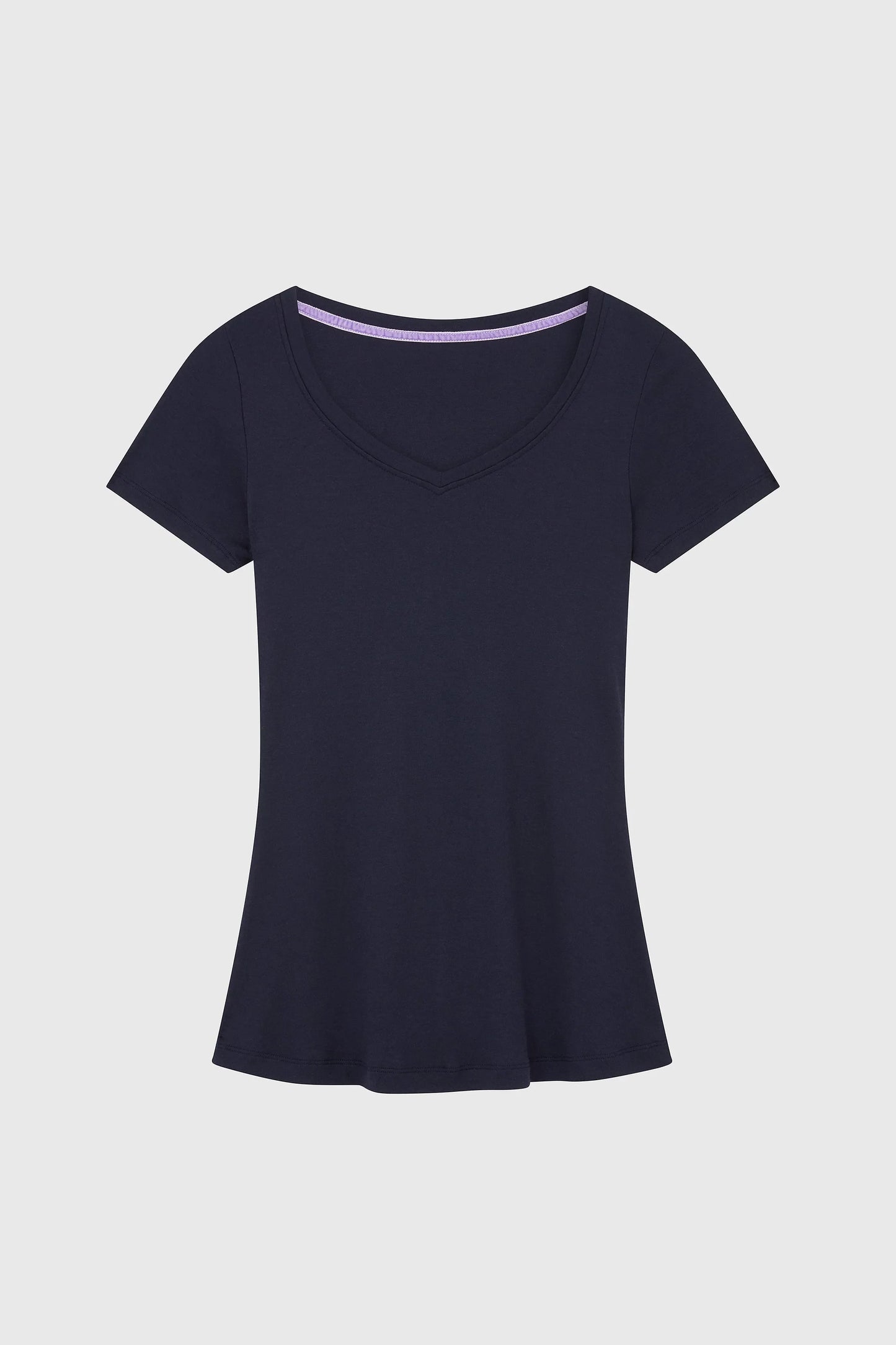 V Neck Cotton Modal Blend T-shirt