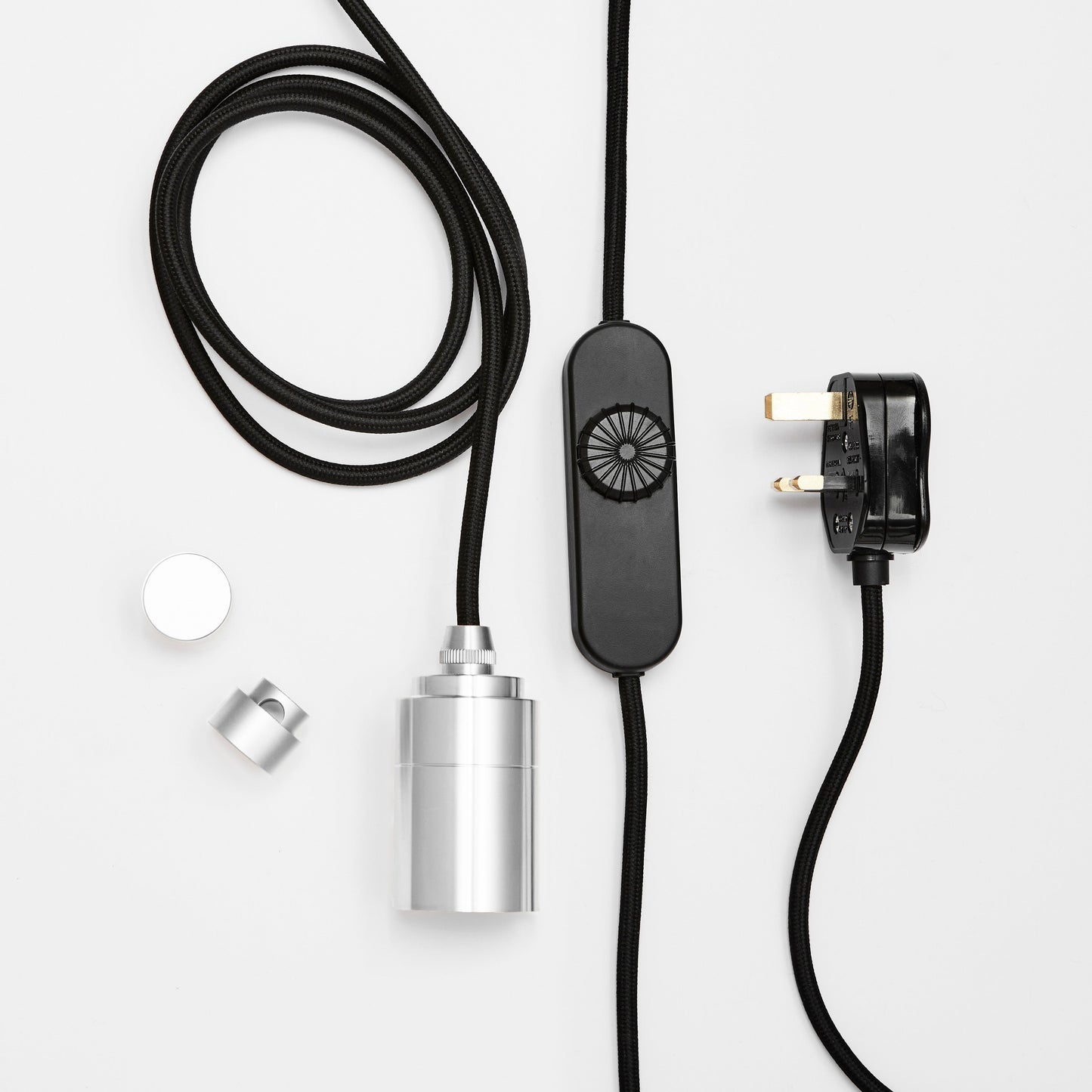 Voronoi I Plug-In Pendant in Stainless Steel