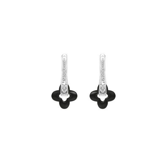 Silver Clover Earrings