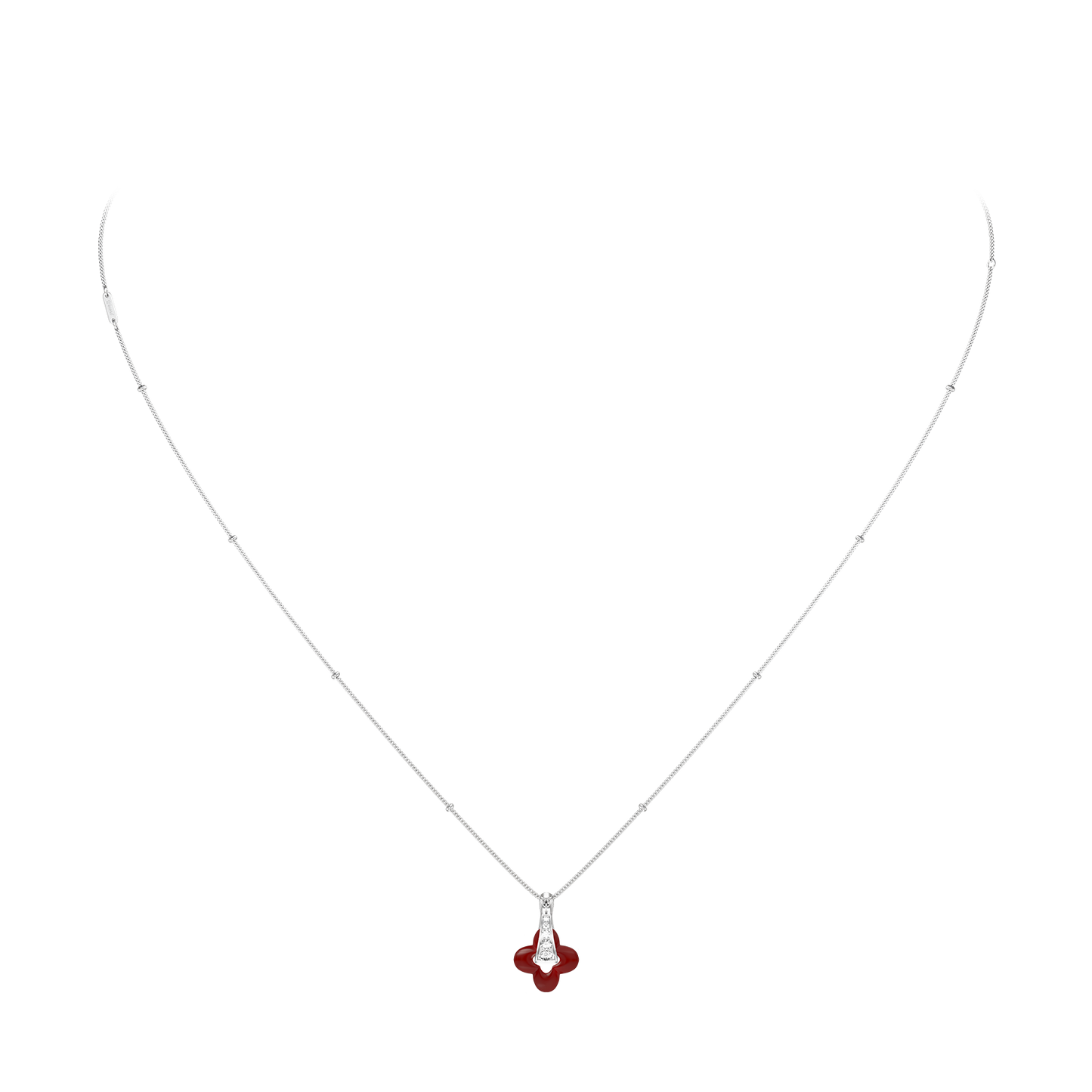 Silver Clover Necklace