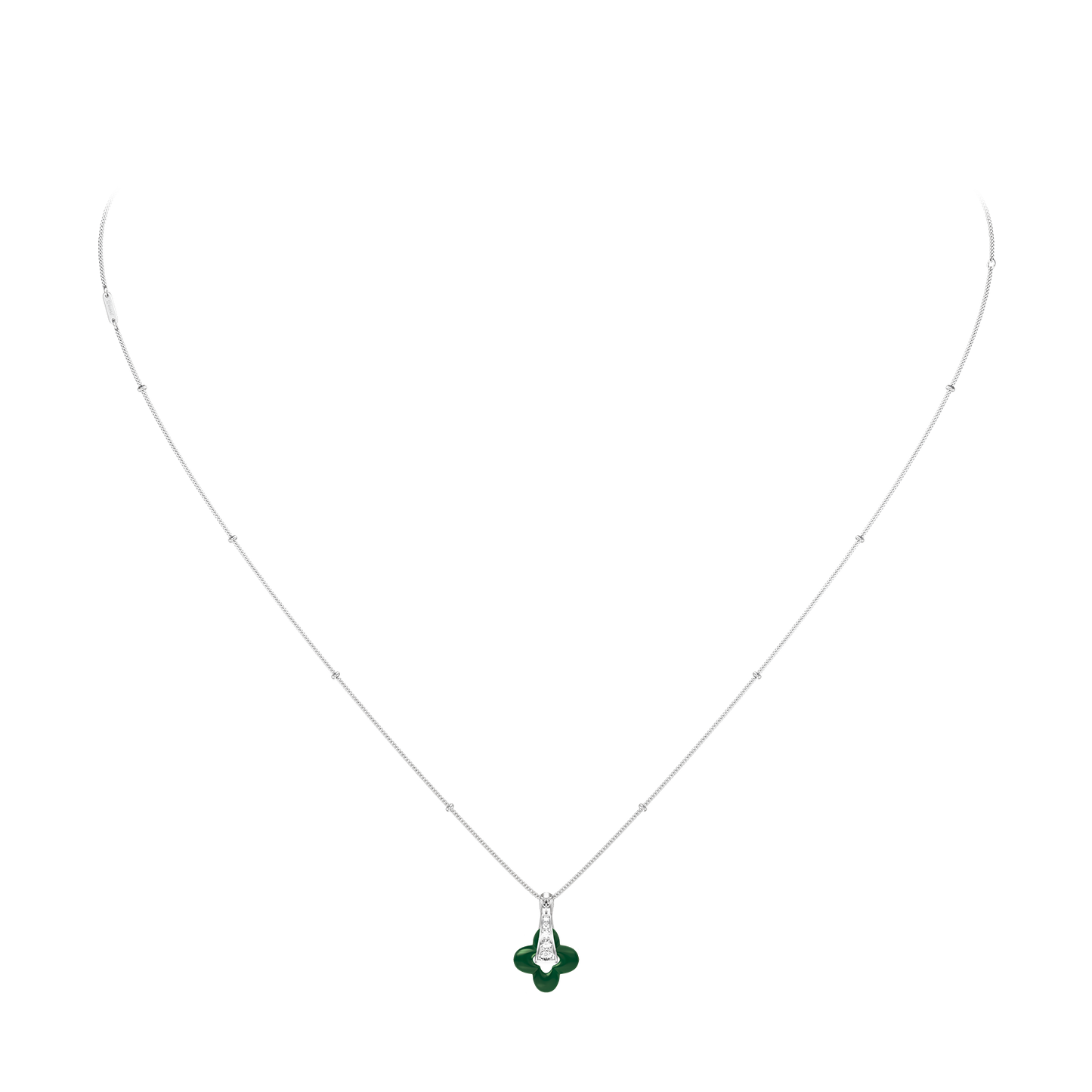 Silver Clover Necklace