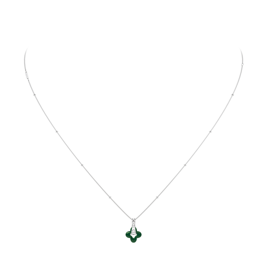 Silver Clover Necklace