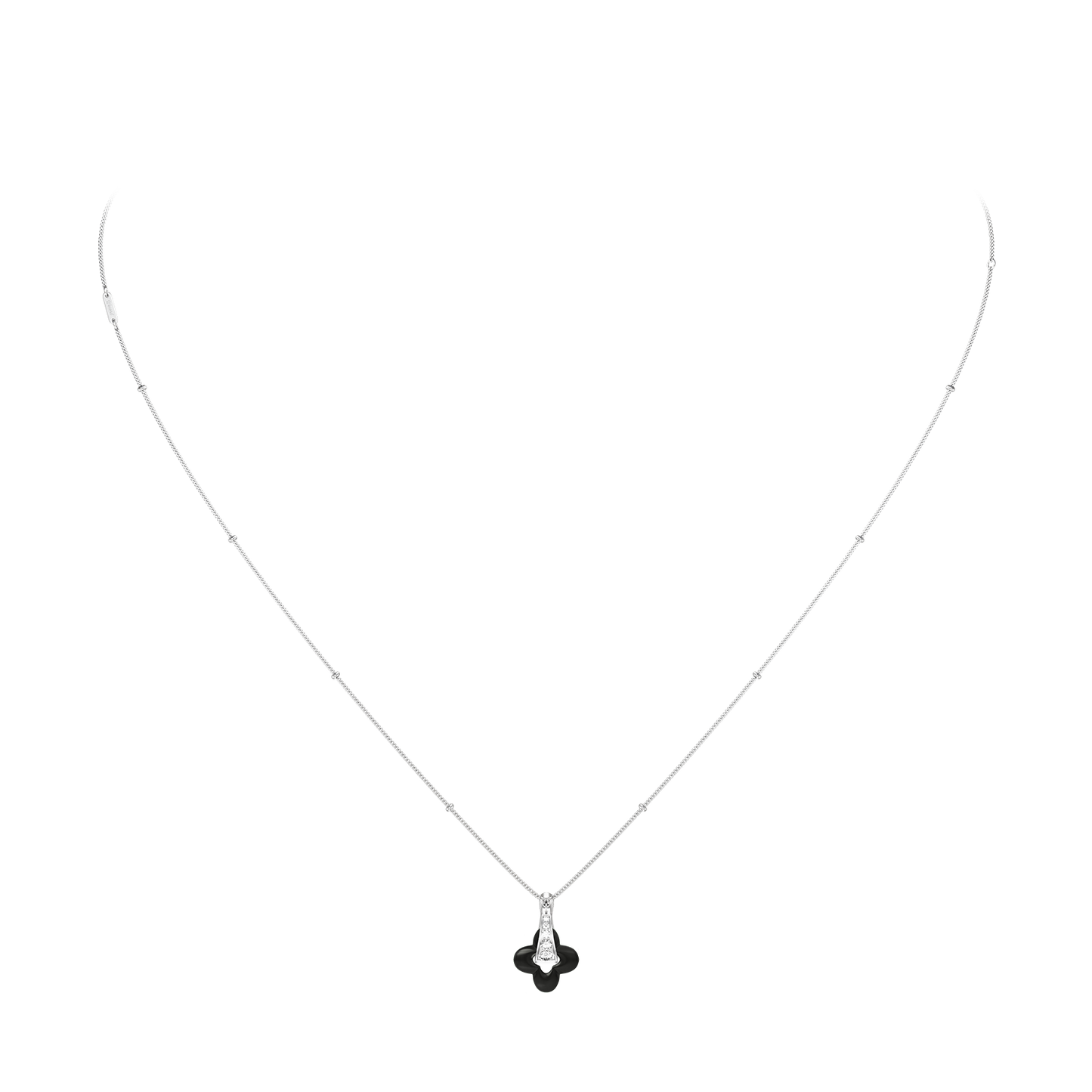 Silver Clover Necklace