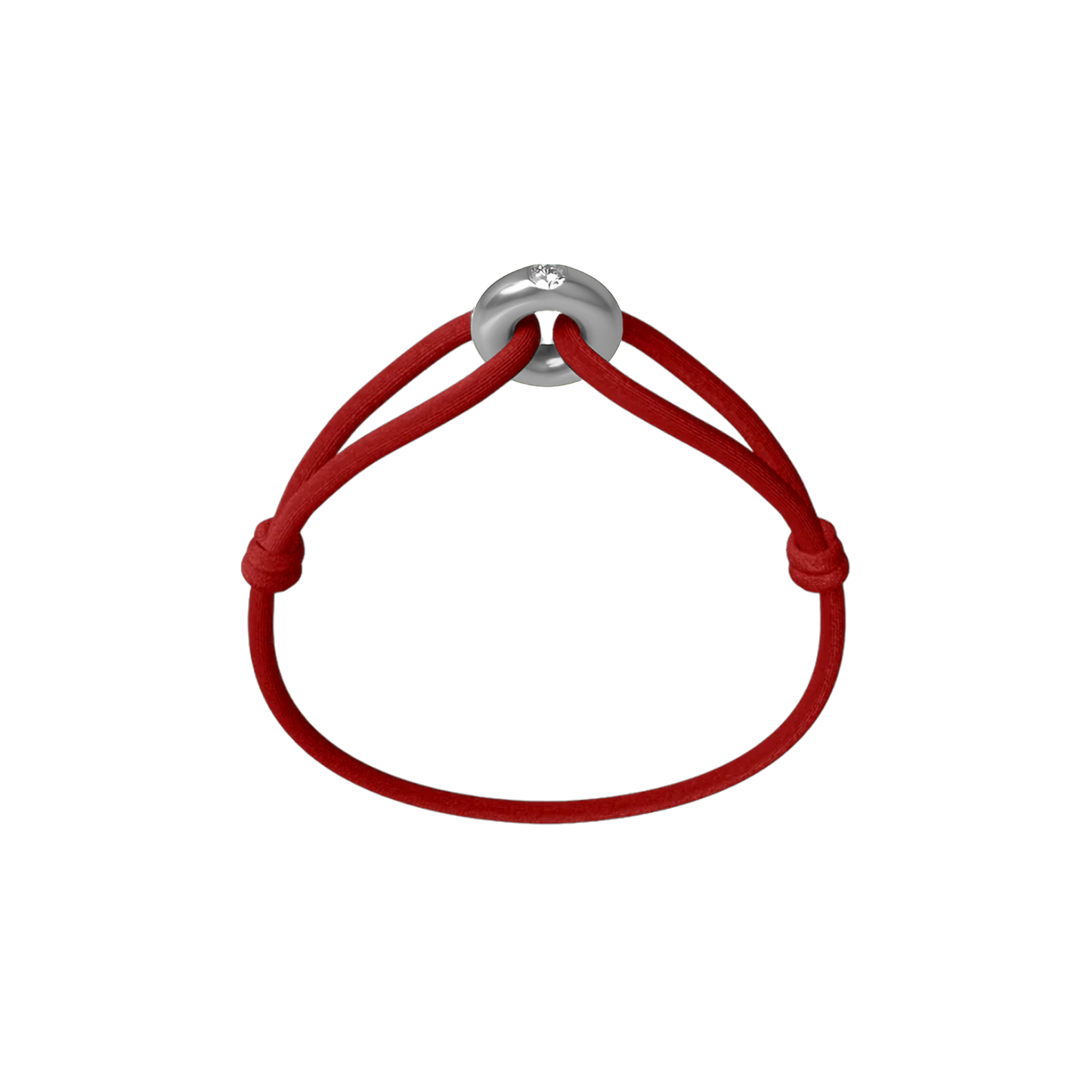 Silver Soho Diamond Cord Bracelet