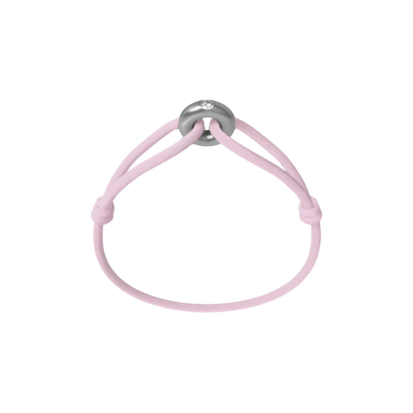 Silver Soho Diamond Cord Bracelet