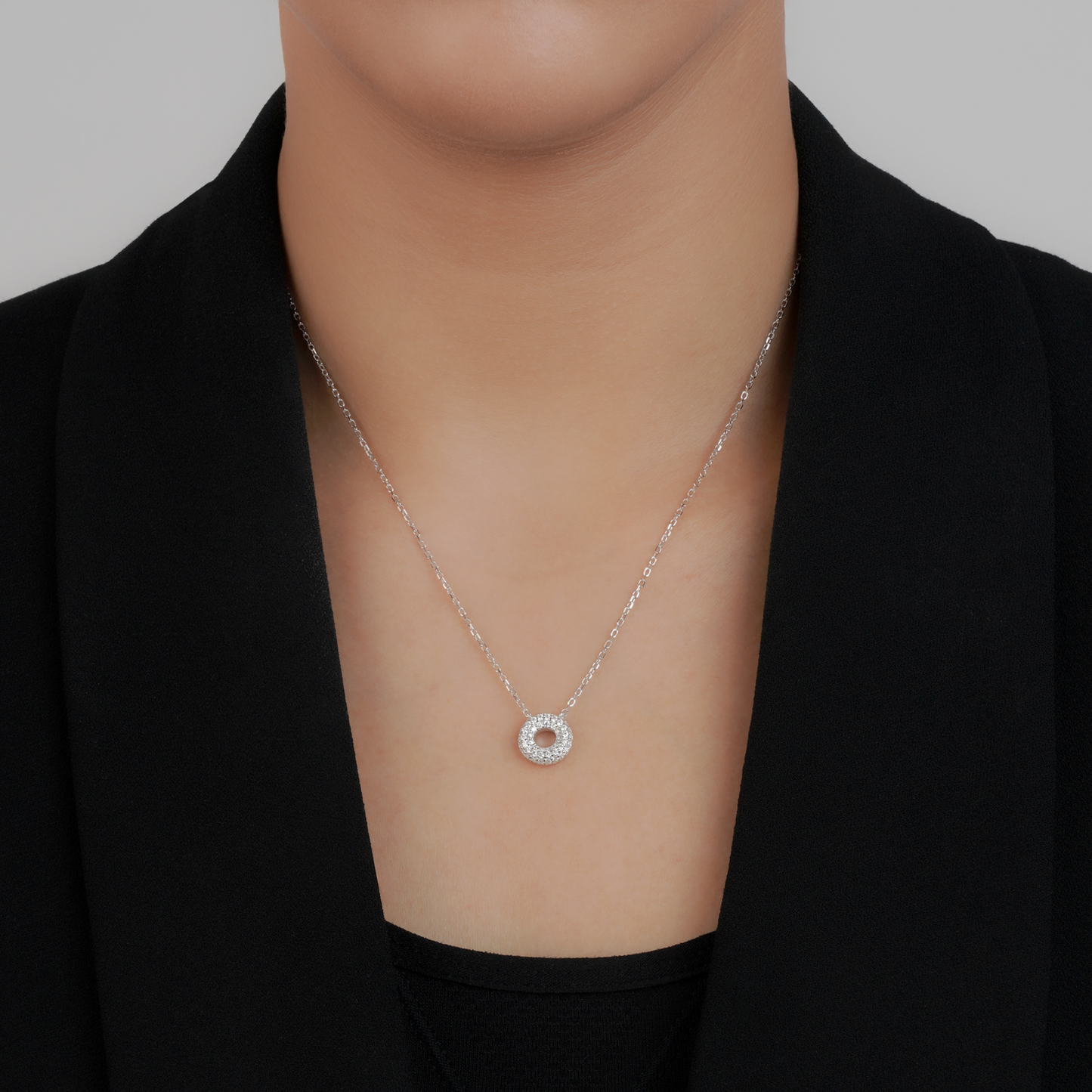 Mini Soho Pavé Necklace