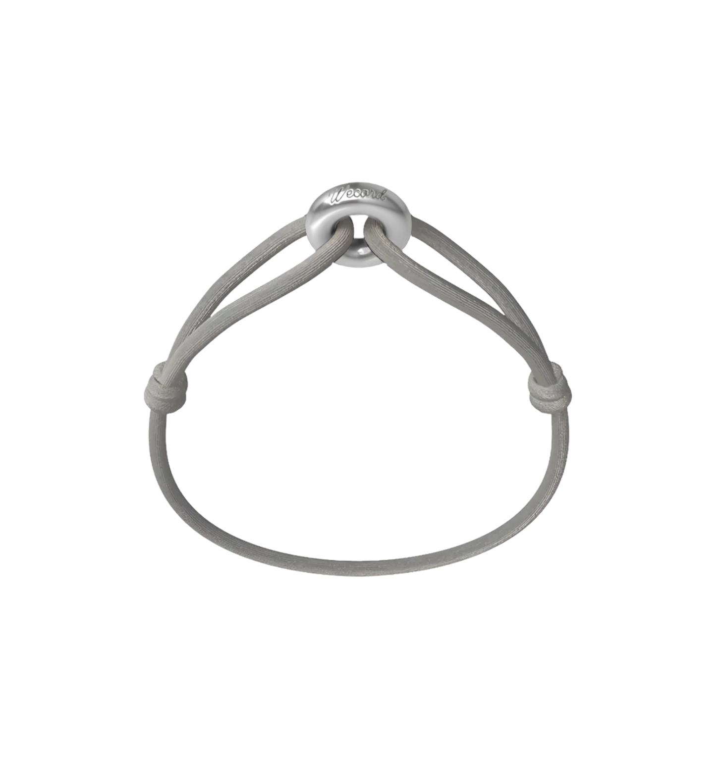 Silver Soho Matte Cord Bracelet