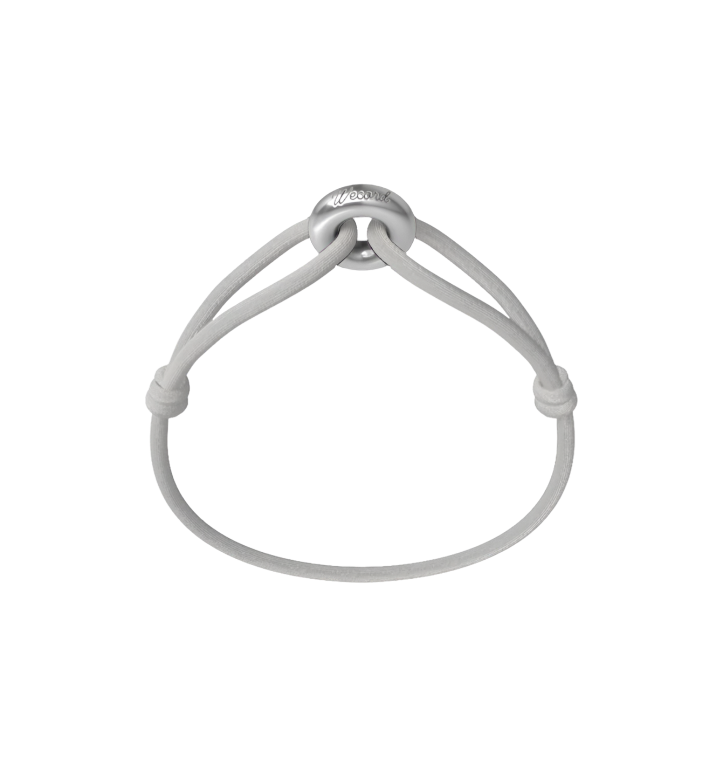 Silver Soho Matte Cord Bracelet