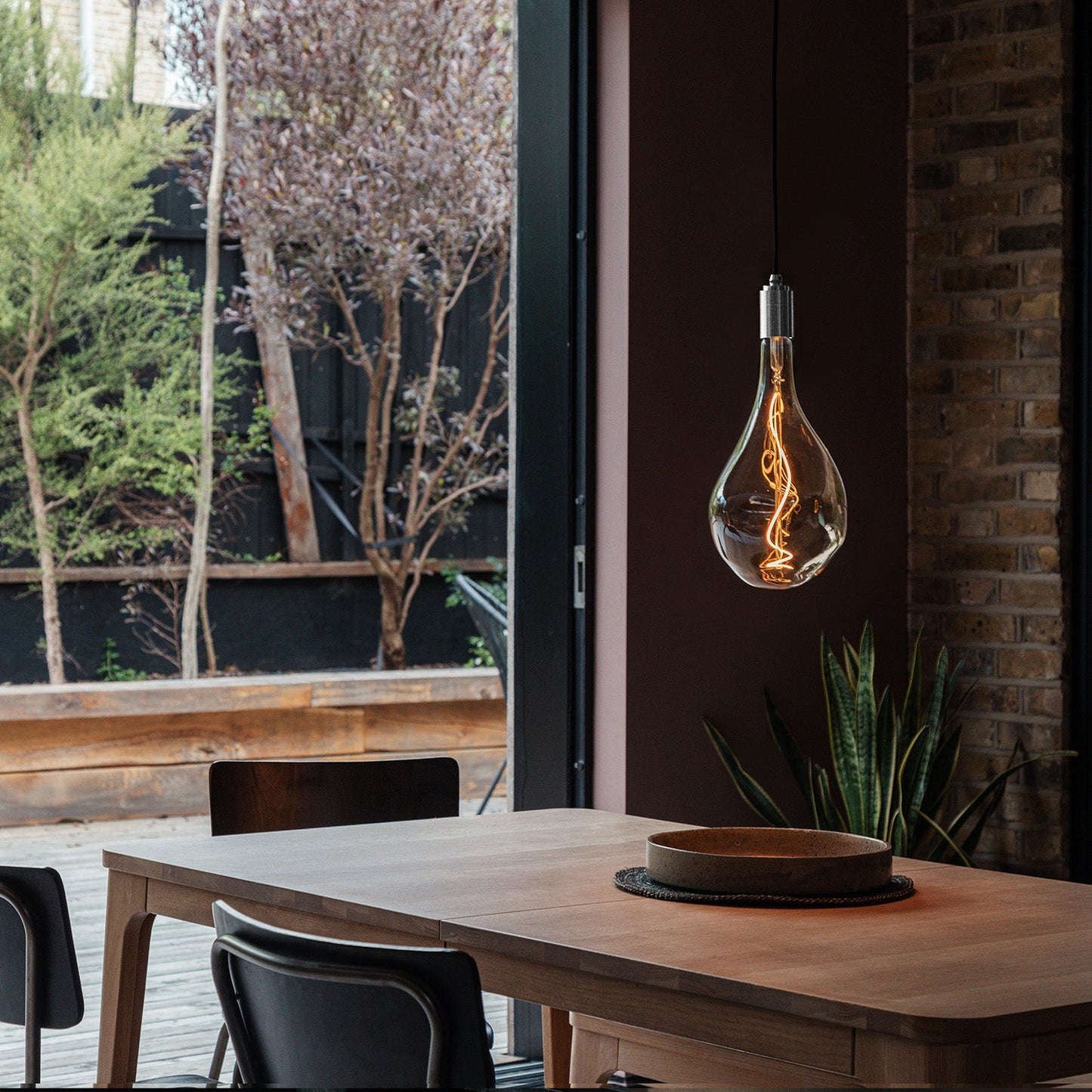 Voronoi III Pendant Light in Stainless Steel