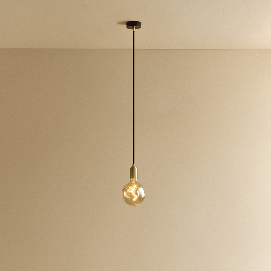 Voronoi I Pendant Light in Brass
