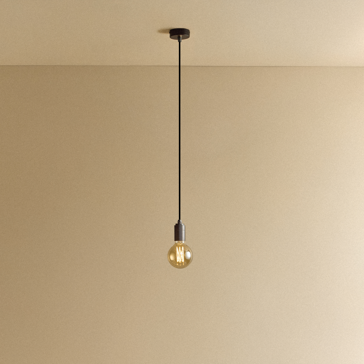 Elva Pendant Light Tinted in Graphite