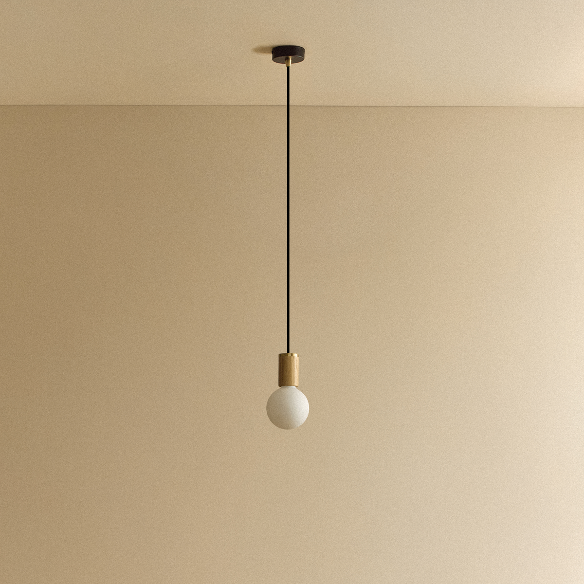 Porcelain II Pendant Light in Oak