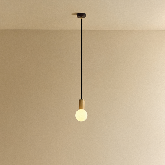 Porcelain II Pendant Light in Oak