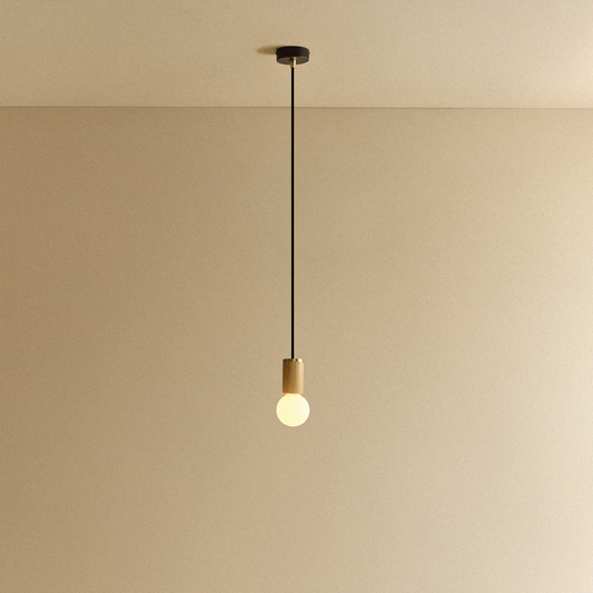 Sphere II Pendant Light in Oak