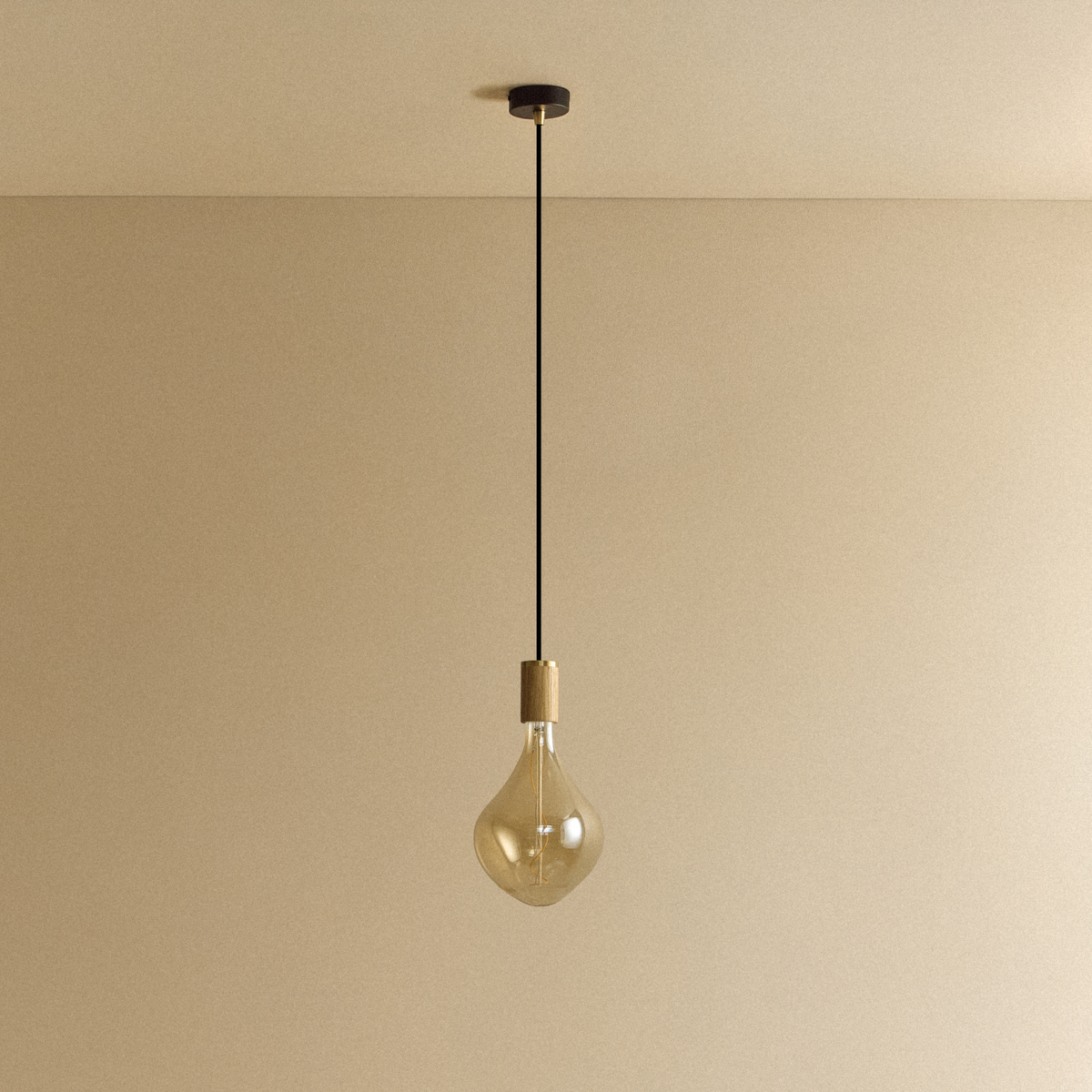 Voronoi II Pendant Light in Oak