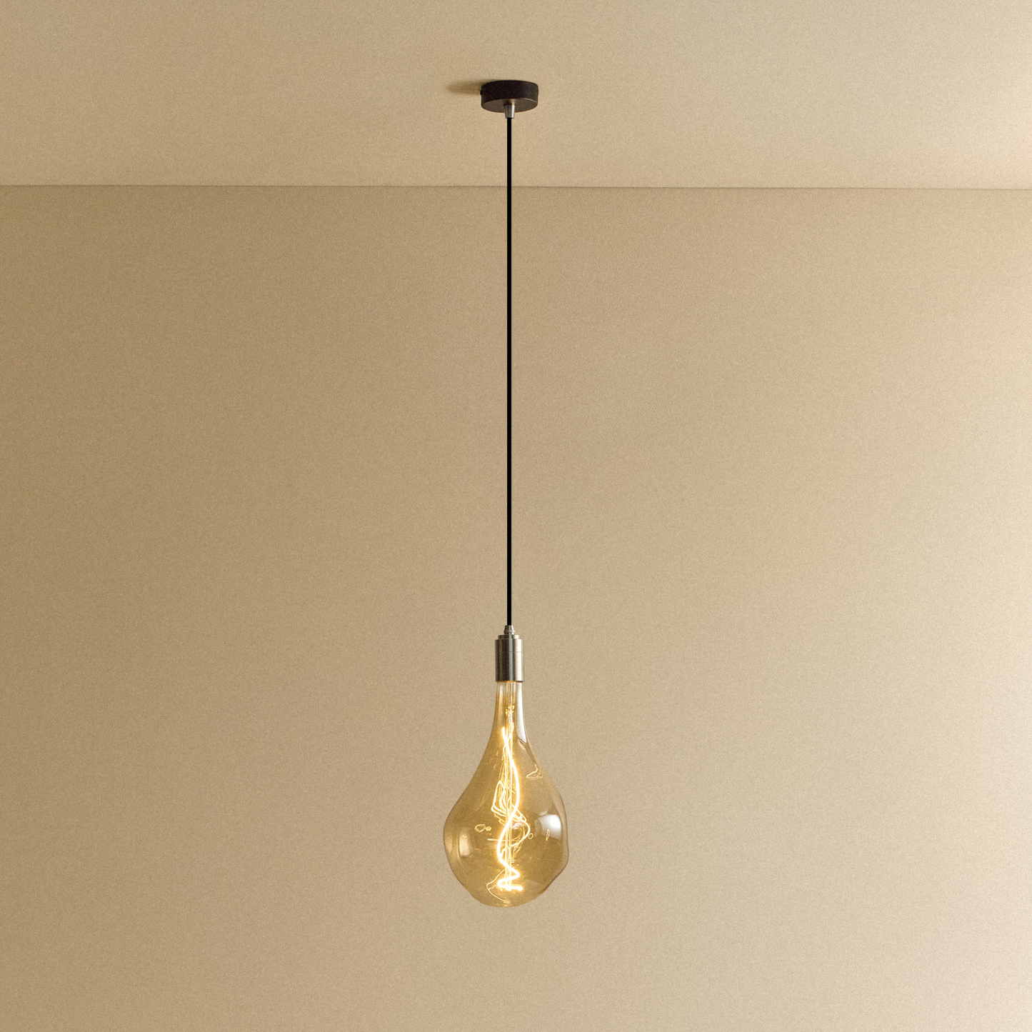 Voronoi III Pendant Light in Stainless Steel
