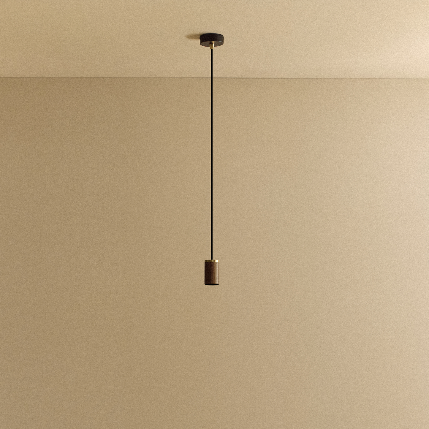 Knuckle Pendant in Walnut