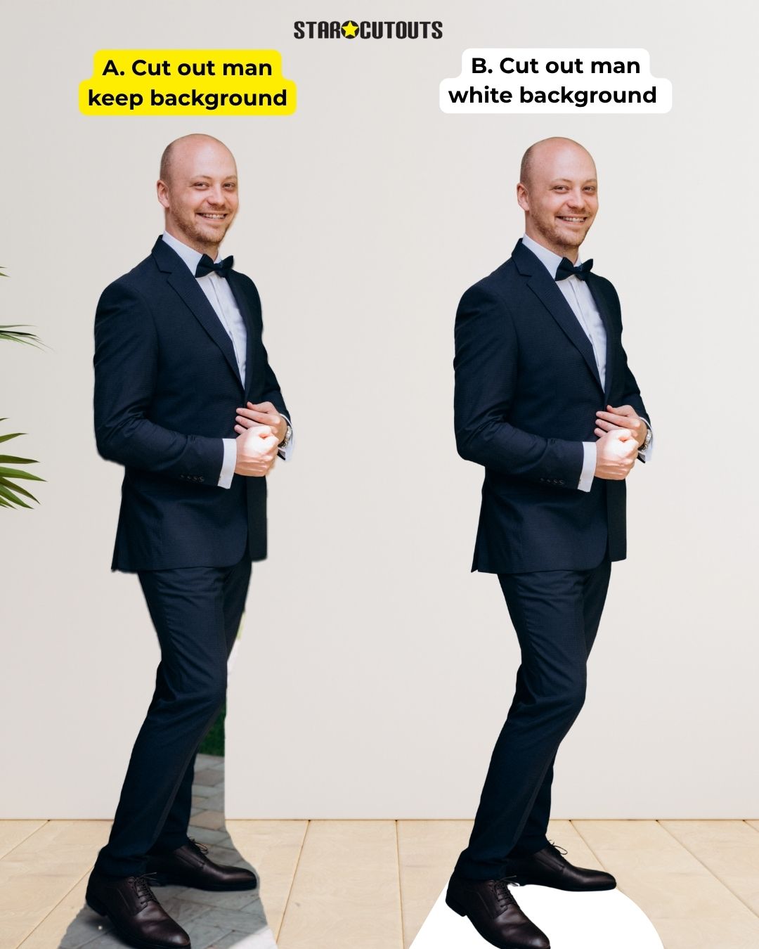 SCCUST1  - Upload Your Image & We Print It - Custom Cardboard Cut Out Standard Maximum Height 6ft 4in