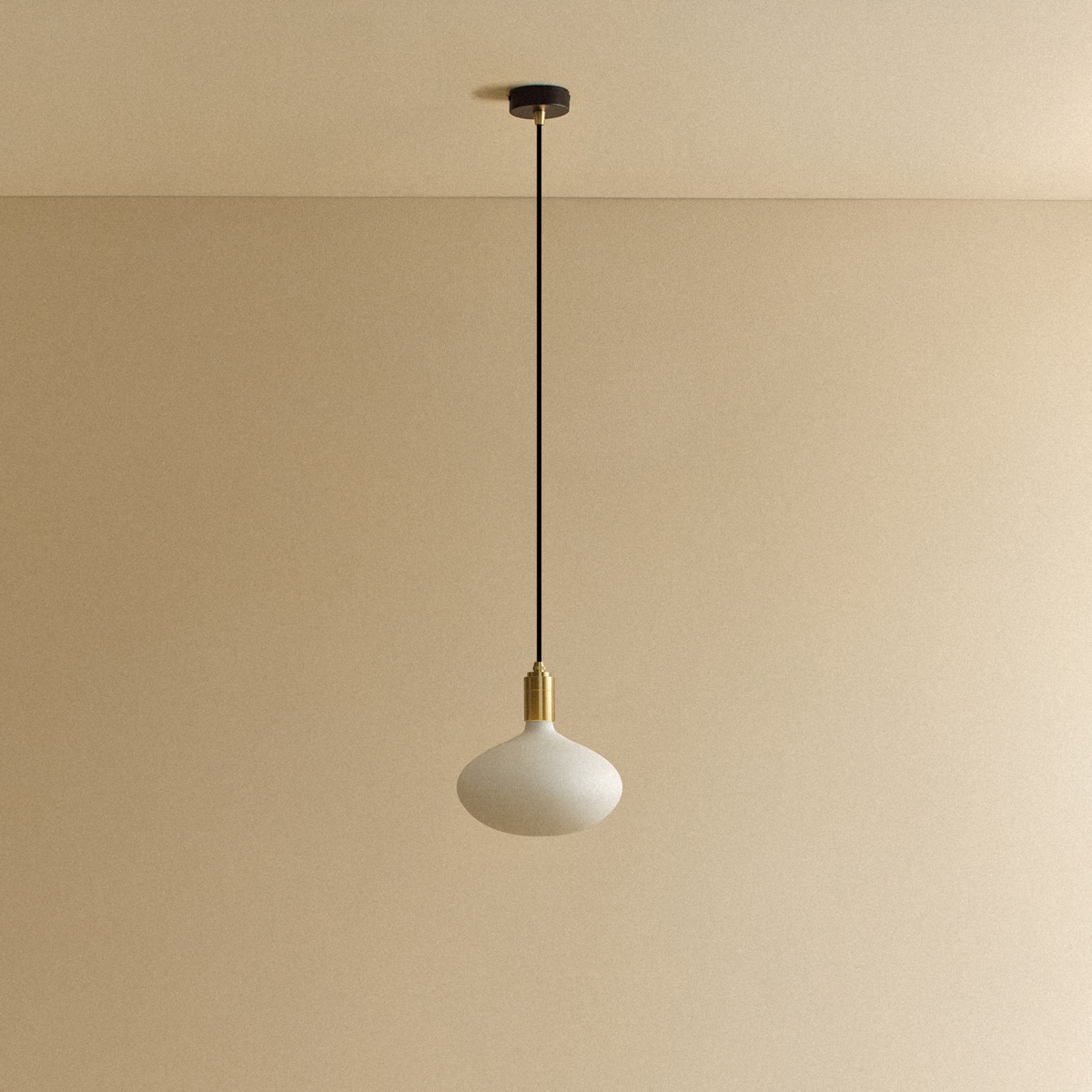 Oval II Pendant Light in Brass