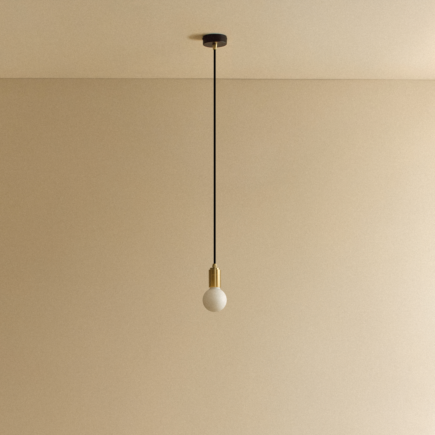 Sphere II Pendant Light in Brass