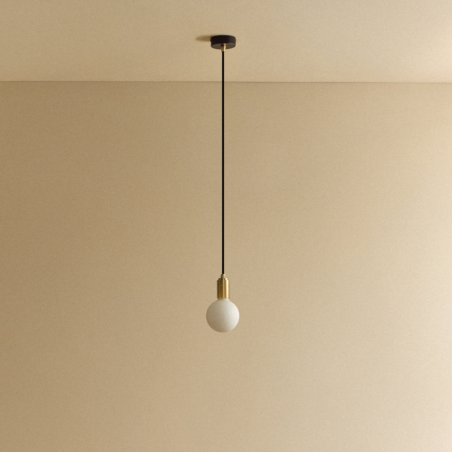 Sphere III Pendant Light in Brass