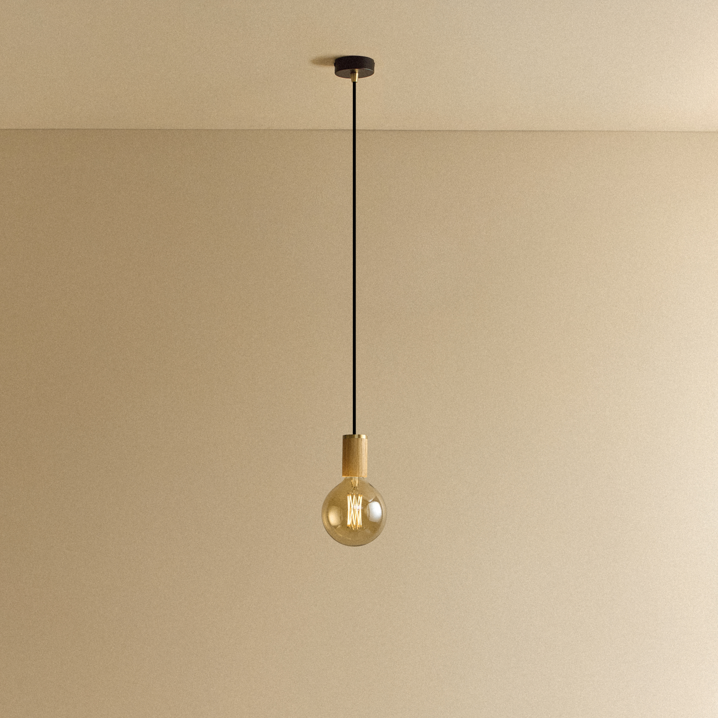 Gaia Pendant Light in Oak