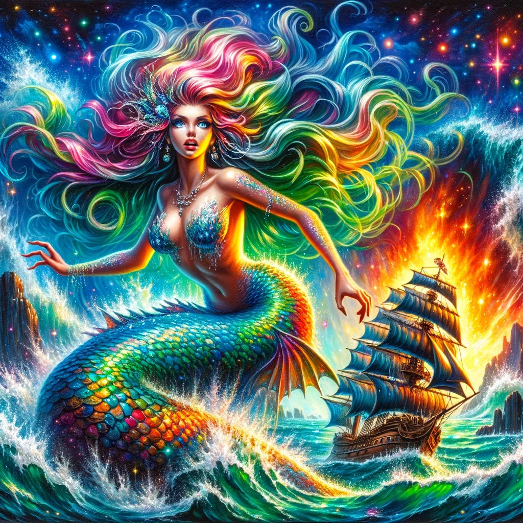 Siren's Call Mermaid Canvas