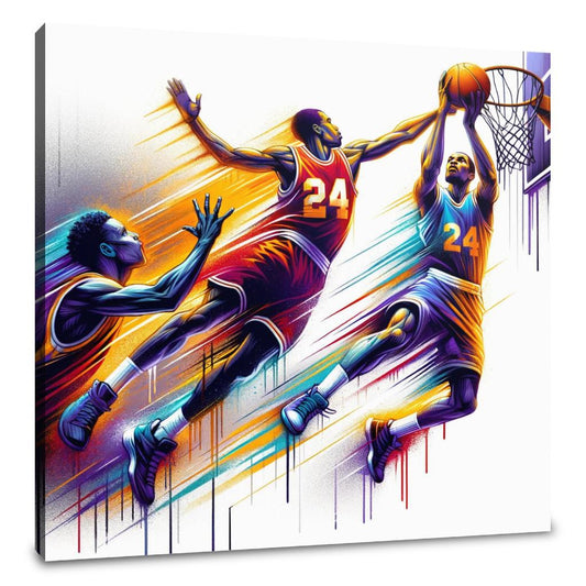 Courtside Clash Canvas