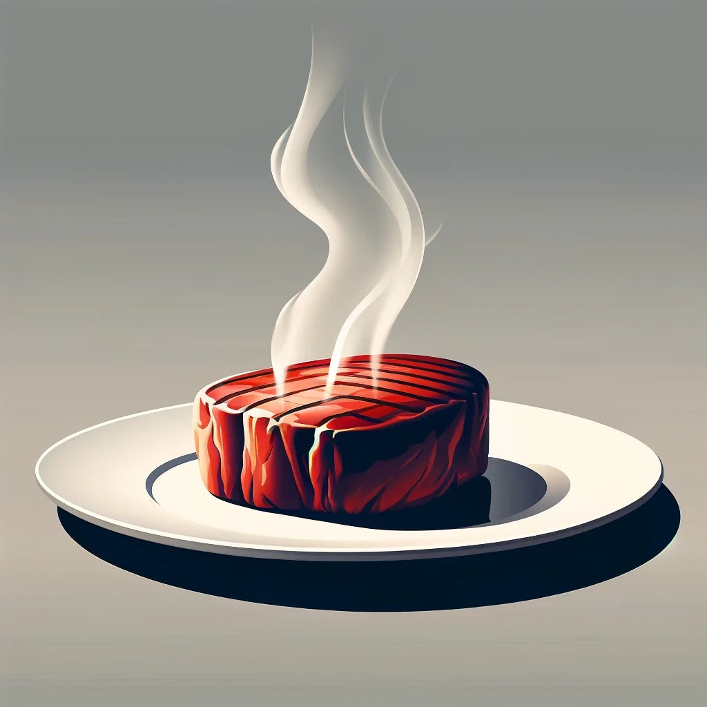 Sizzling Steak Serenity Canvas