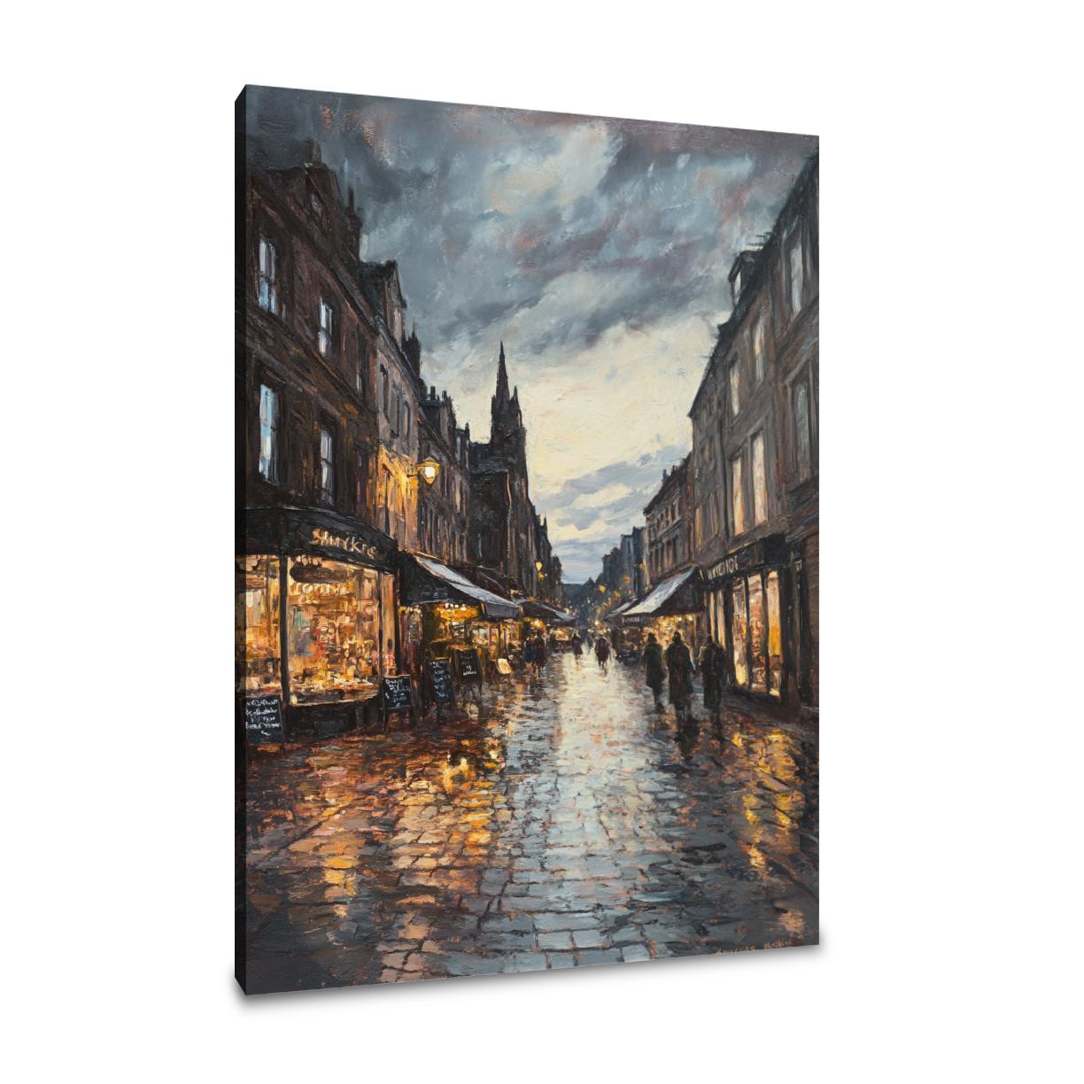 Twilight Melancholy Market Canvas