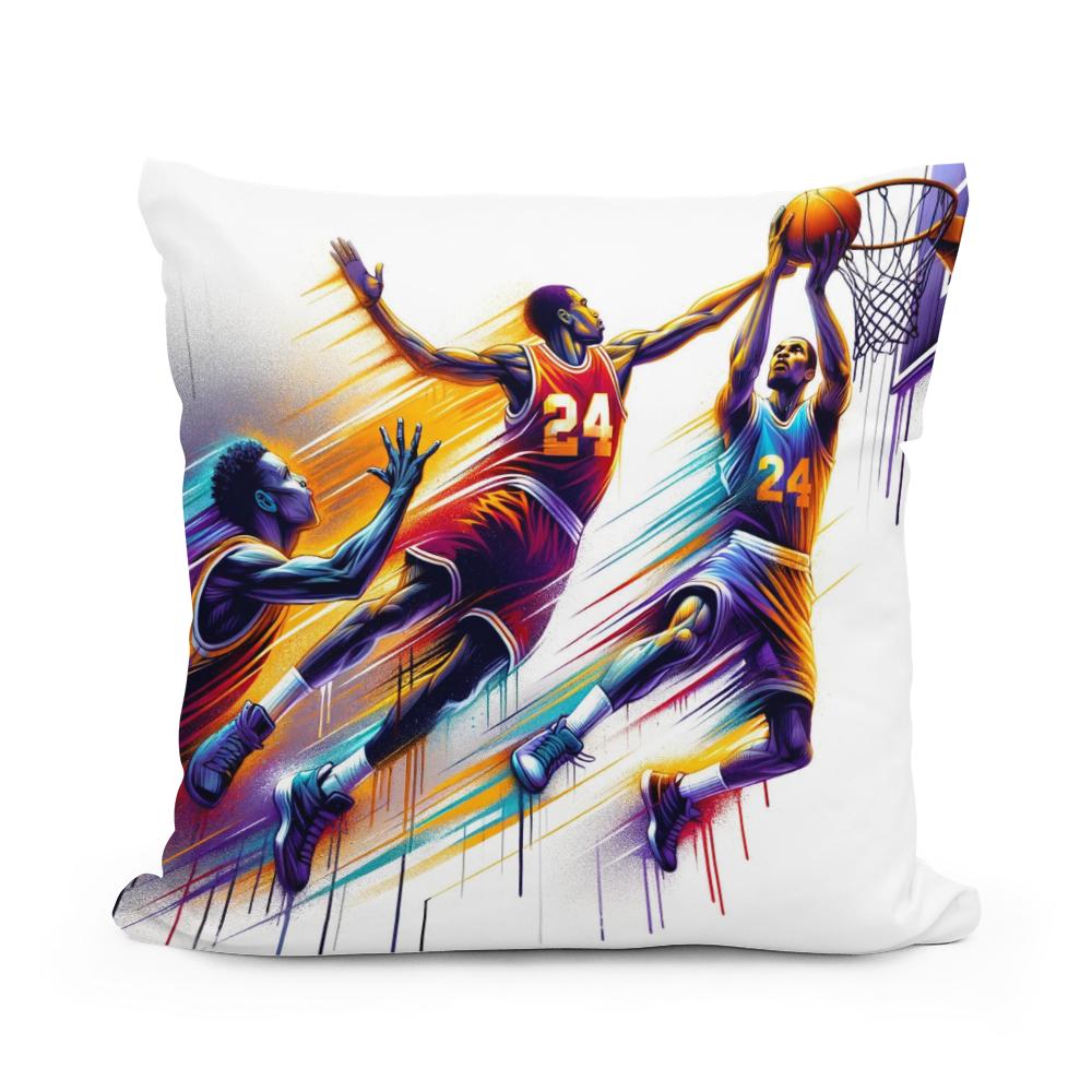 Courtside Clash Cotton Cushion