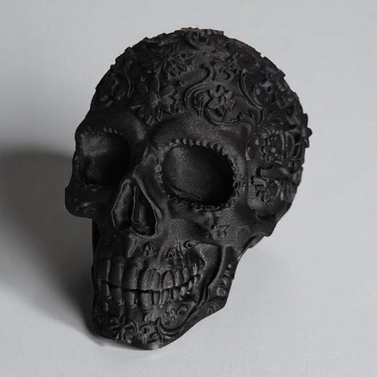Mexican Ornament Skull – Intricate Day of the Dead Inspired Decoration | Gothic & Halloween Home Decor