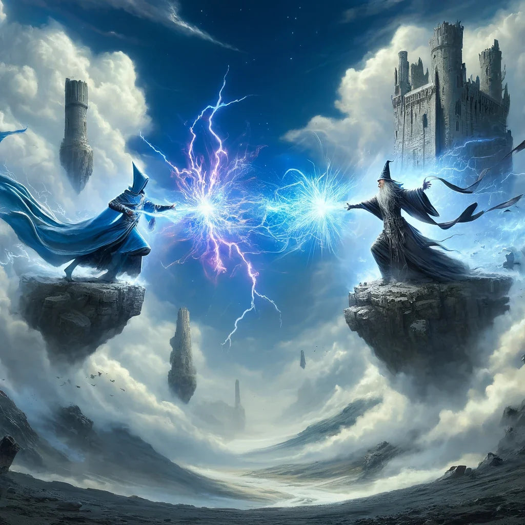 Sky High Wizard Duel Canvas