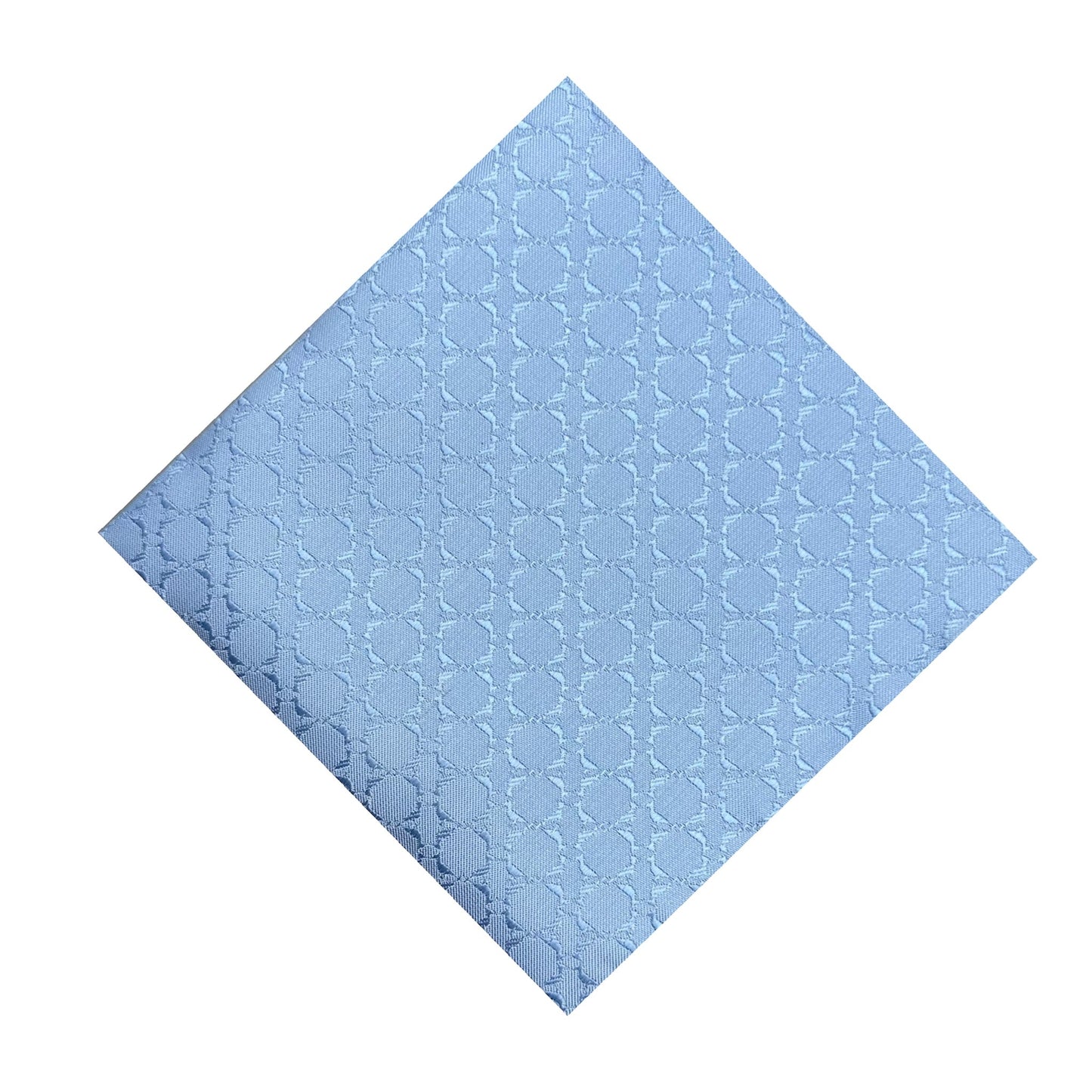 Pastel Blue Textured Pocket Square