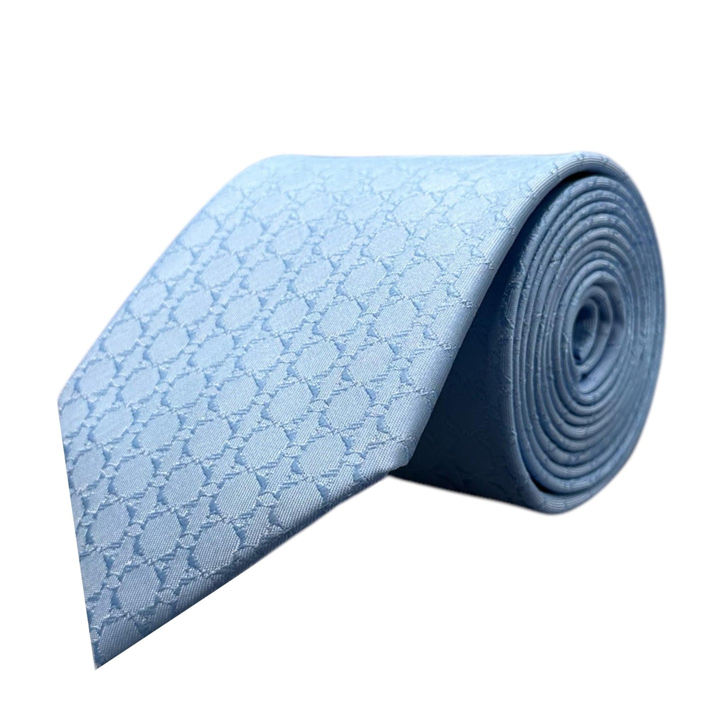 Pastel Blue Textured Tie