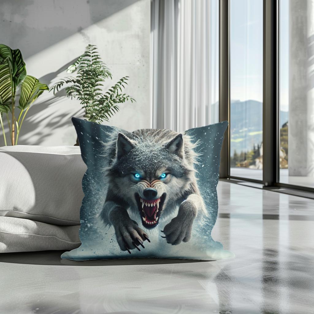 Winter Fury Cotton Cushion