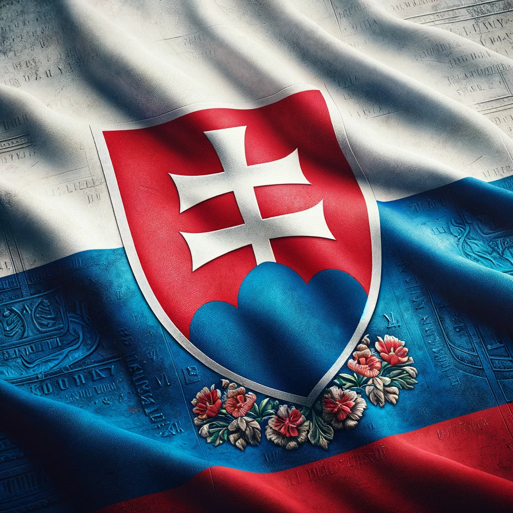 Slovakia Emblem Canvas