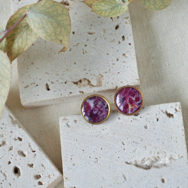 Celestia Small Bezel Stud