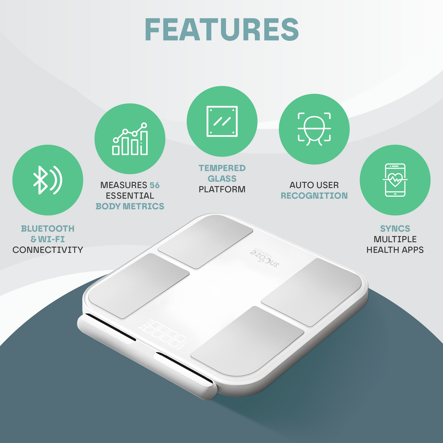 Smart Body Composition Weighing Scale