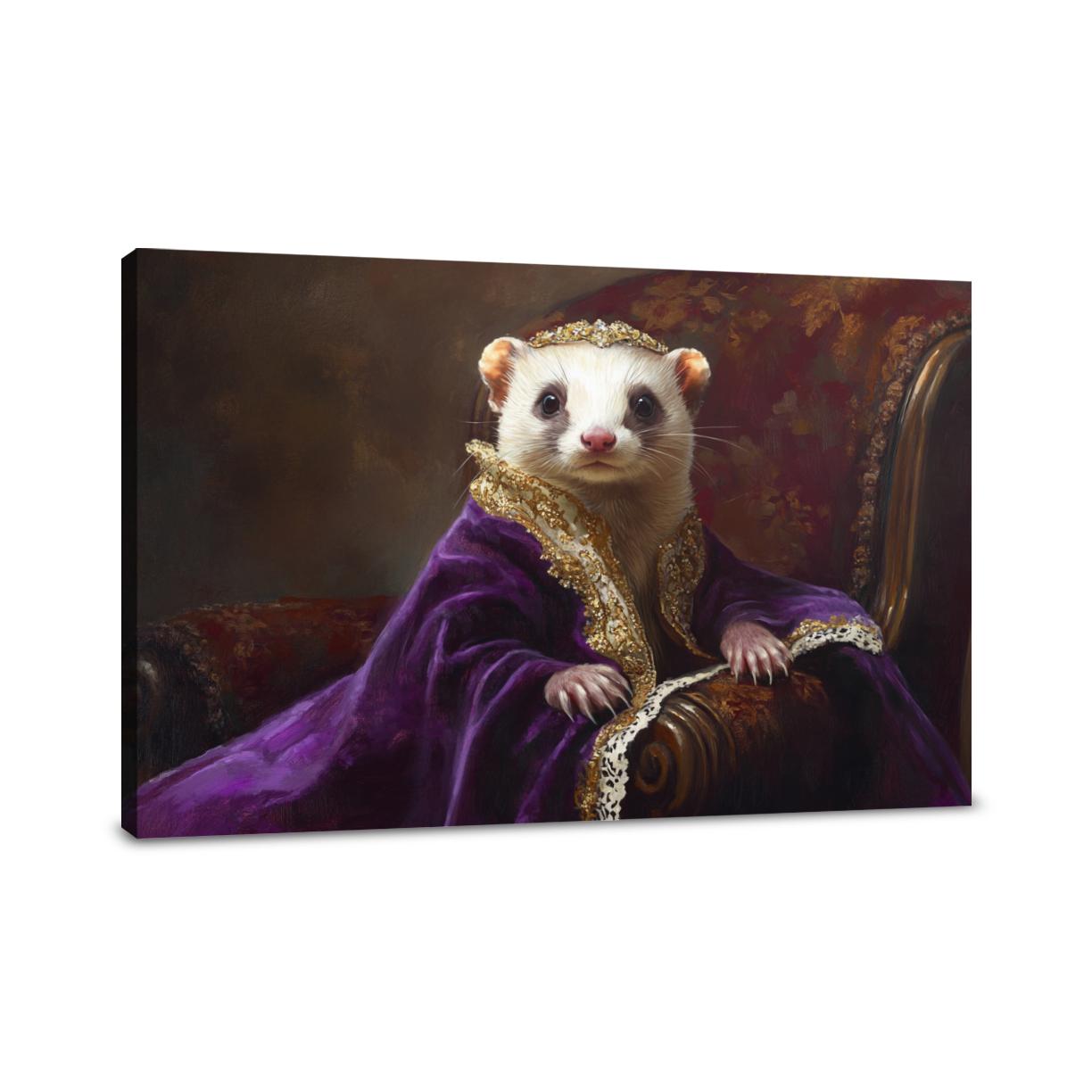 Regal Ferret Canvas