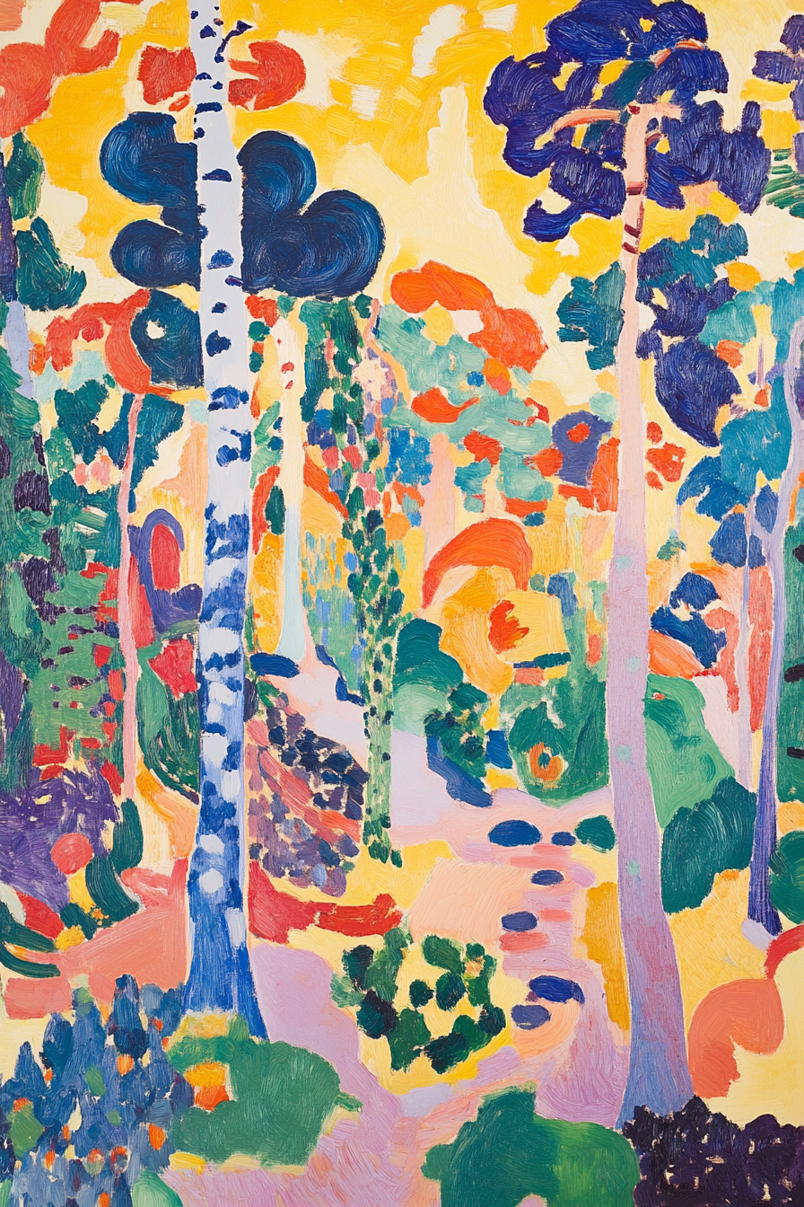 Smiling Forest Canvas