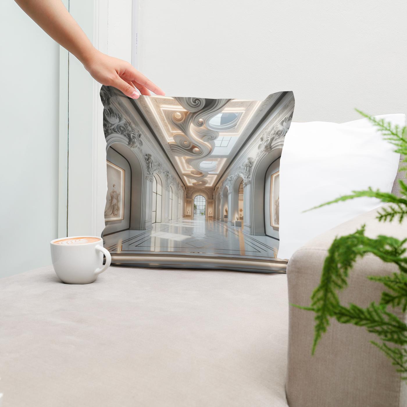 Baroque Minimalism Cotton Cushion